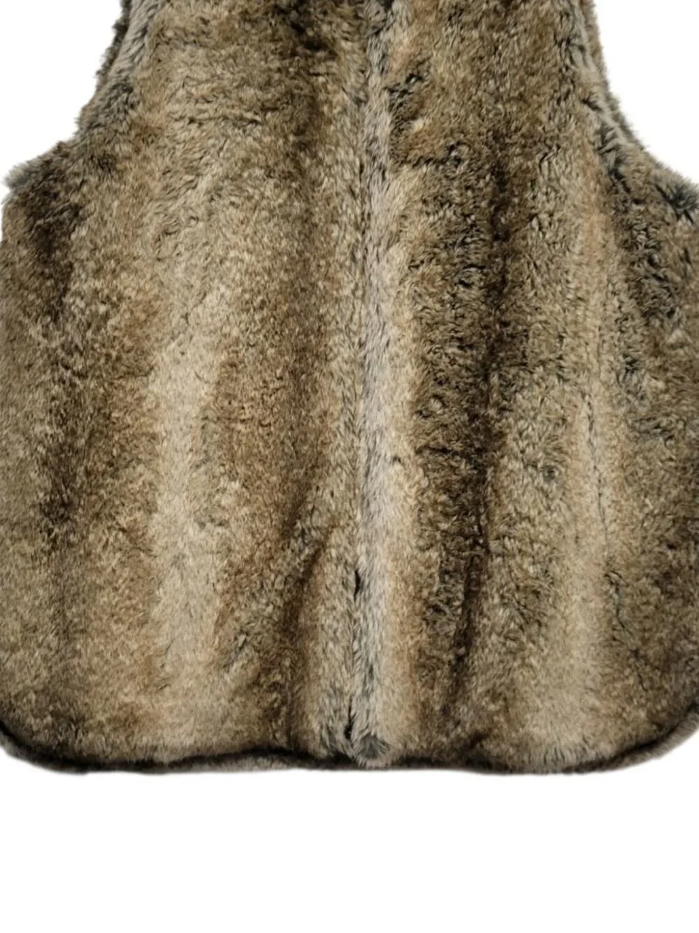 Tuckernuck Emilia Black Waxed Reversible Vest Faux Fur Sleeveless Jacket